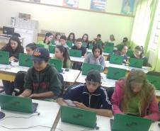NRE Pitanga incentivando iniciação à programação através do Scratch
