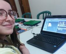 NRE Pitanga incentivando iniciação à programação através do Scratch

