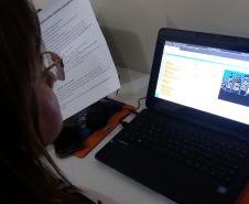 NRE Pitanga incentivando iniciação à programação através do Scratch
