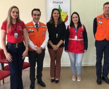  Encontro com o comando da Brigada Escolar