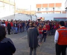  Encontro com o comando da Brigada Escolar